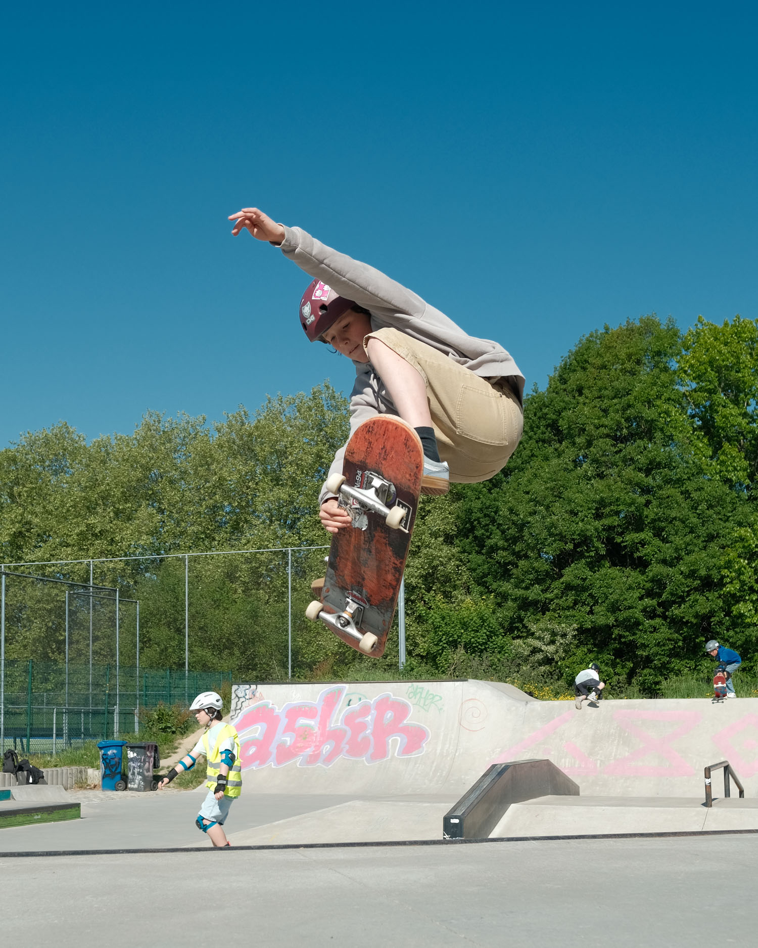 Stages et sessions skate 2025 avec skatoria - photo : Loic Loret