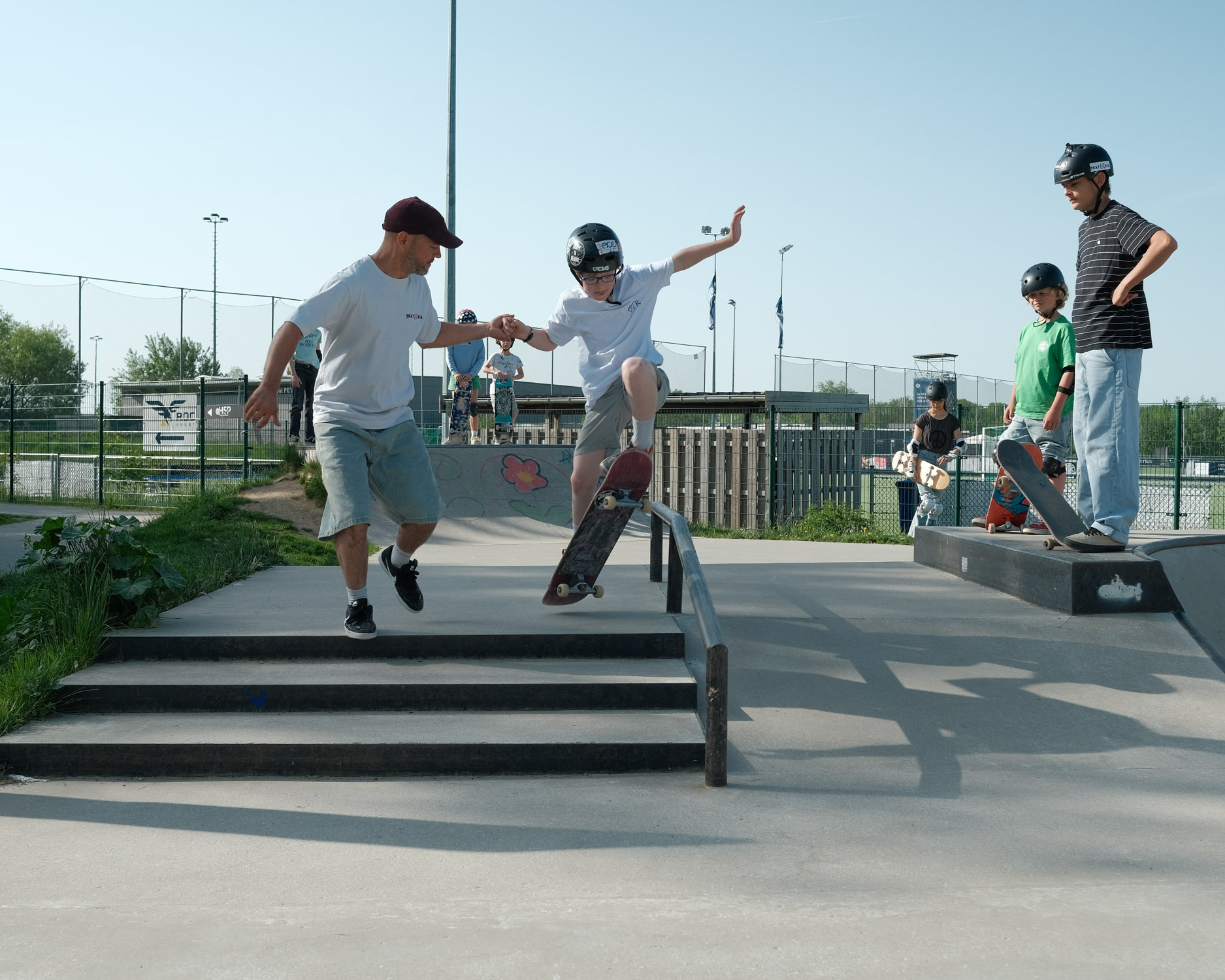 Stages et sessions skate 2025 avec skatoria - photo : Loic Loret
