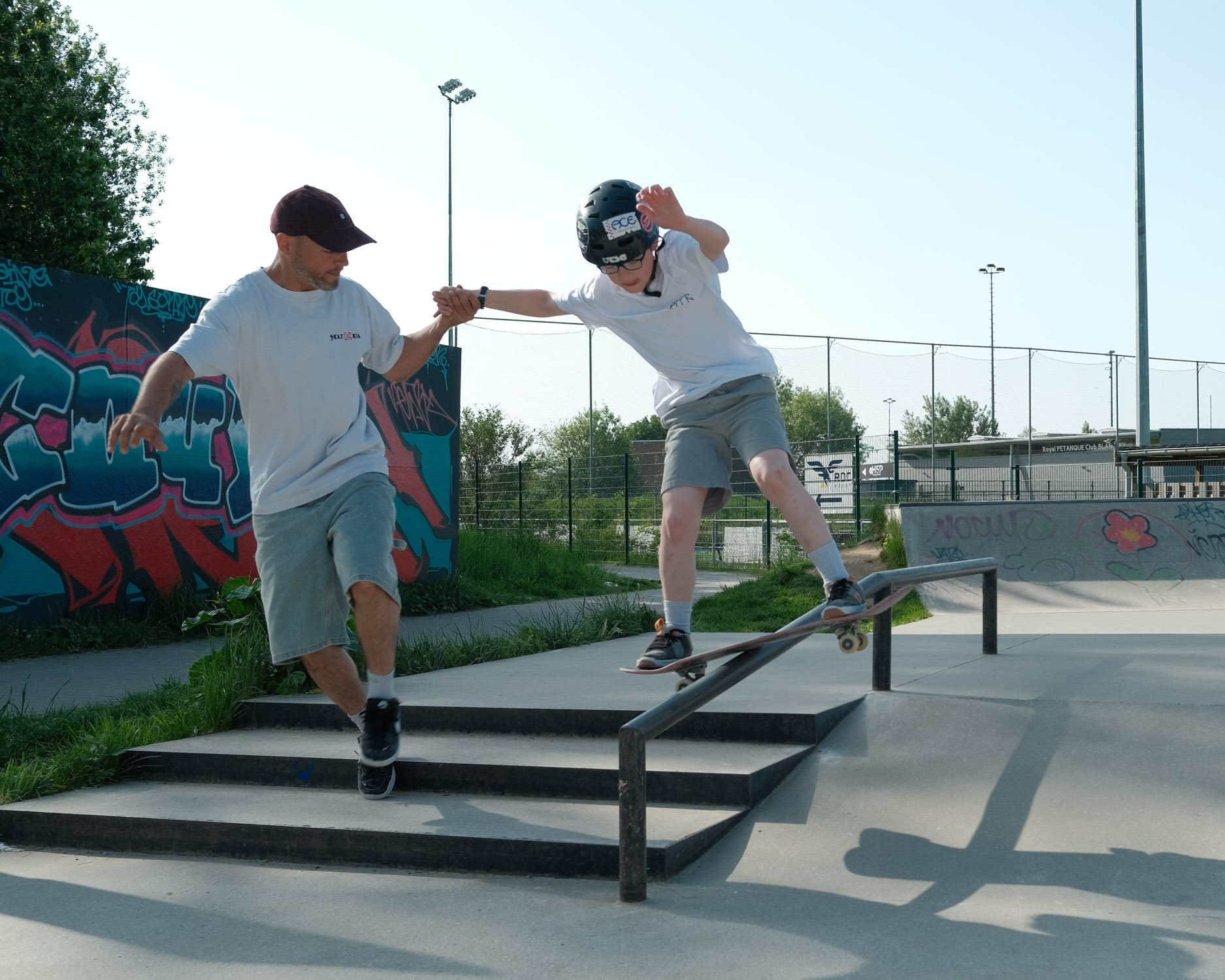 Stages et sessions skate 2025 avec skatoria - photo : Loic Loret