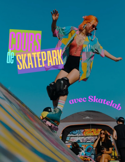 Cours de Roller Quad avec Saskia Kinder